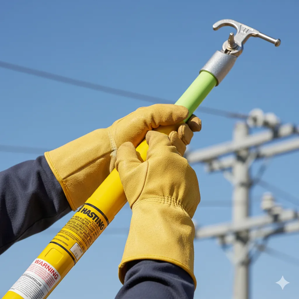 Pértiga telescópica